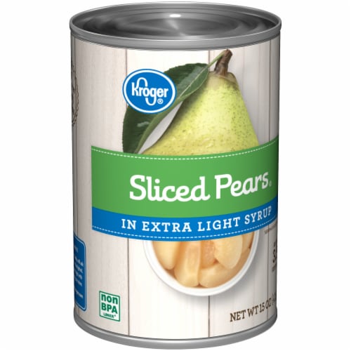 Kroger® Canned Pear Slices in Extra Light Syrup Perspective: back