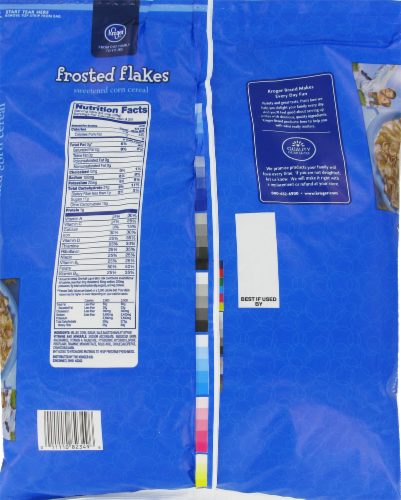 Kroger® Frosted Flakes Bag Cereal Perspective: back