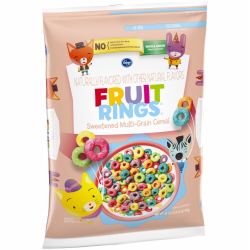 Kroger® Fruit Rings® Multi-Grain Cereal Perspective: back