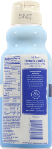 Kroger®  Fat Free French Vanilla Coffee Creamer Perspective: back