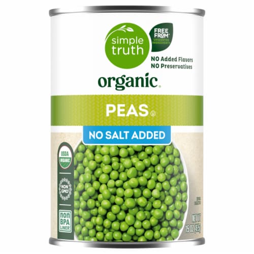 Simple Truth Organic™ No Salt Added Sweet Peas Perspective: back