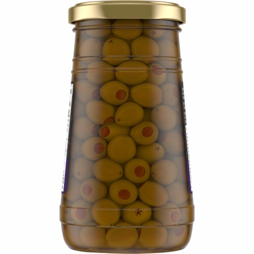 Kroger®  Manzanilla Olives Stuffed with Pimiento Jar Perspective: back