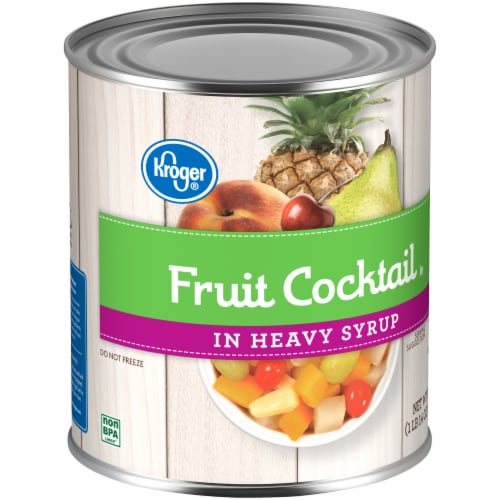 Kroger® Canned Fruit Cocktail In Heavy Syrup Perspective: back