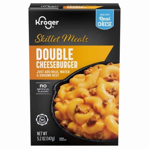 Kroger® Skillet Meals Double Cheeseburger Perspective: back