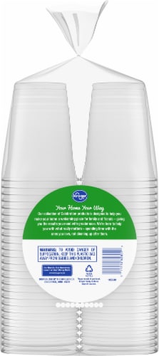 Kroger® Clear Plastic Cups Perspective: back
