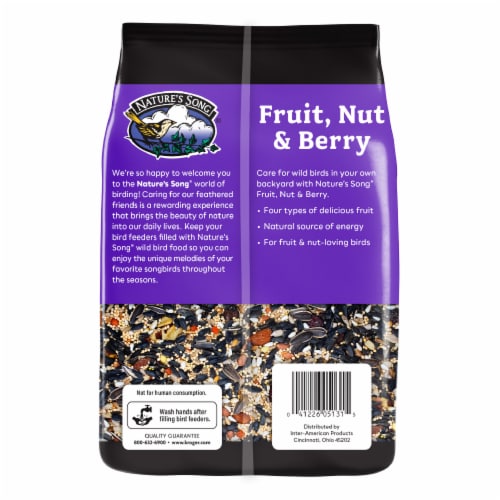 Nature's Song® Fruit Nut & Berry Wild Bird Food Perspective: back