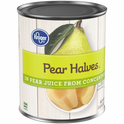 Kroger® Canned Pear Halves in Pear Juice Perspective: back