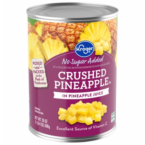 Kroger® Canned Crushed Pineapple in Pineapple Juice Perspective: back