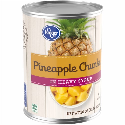 Kroger® Canned Pineapple Chunks in Heavy Syrup Perspective: back