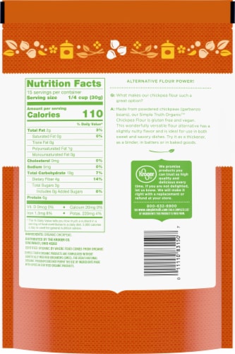 Simple Truth Organic™ Chickpea Flour Perspective: back