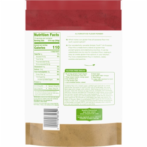 Simple Truth™ Gluten Free All-Purpose Flour Mix Perspective: back