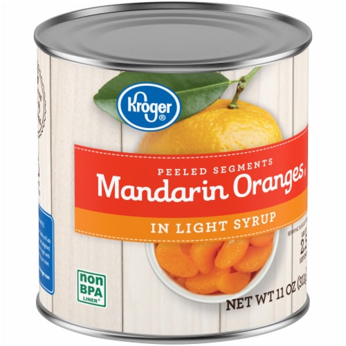 Kroger® Mandarin Oranges in Light Syrup Perspective: back