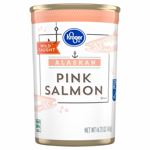 Kroger® Wild Caught Canned Alaskan Pink Salmon Perspective: back