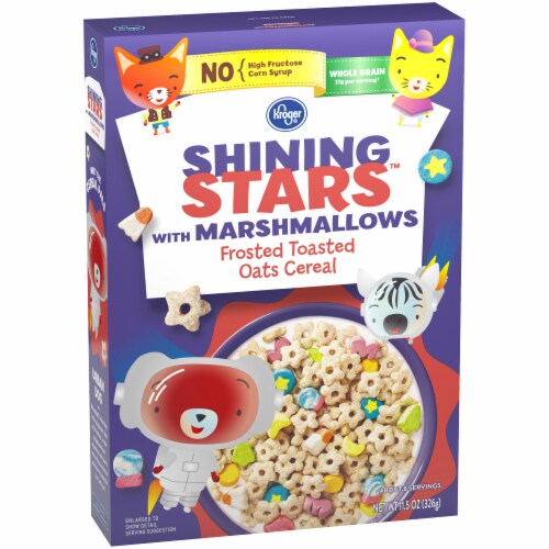 Kroger® Shining Stars™ with Marshmallows Cereal Perspective: back