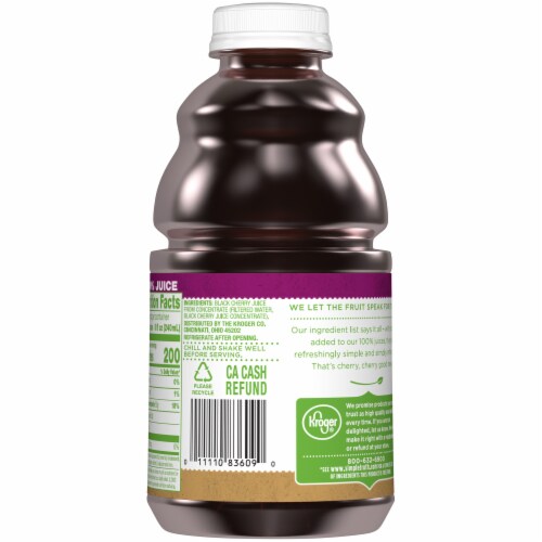 Simple Truth™ 100% Black Cherry Juice Perspective: back