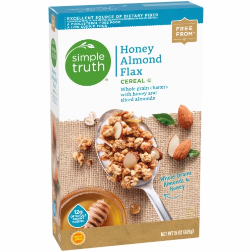 Simple Truth® Honey Almond Flax Cereal Perspective: back