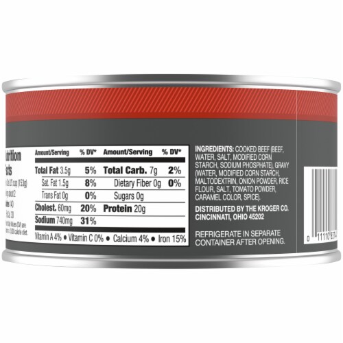 Kroger® Roast Beef with Gravy Perspective: back