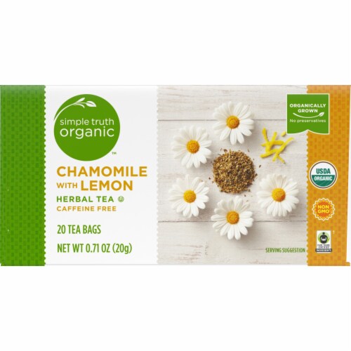 Simple Truth Organic™ Chamomile with Lemon Herbal Tea Bags Perspective: back