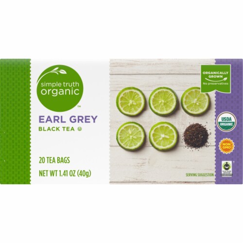 Simple Truth Organic™ Earl Grey Black Tea Bags Perspective: back