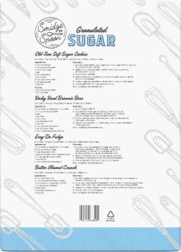 Smidge & Spoon Granulated Sugar Bag Perspective: back