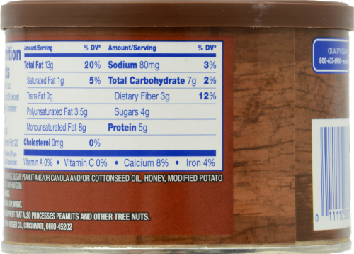 Kroger® Honey Roasted Almonds Perspective: back