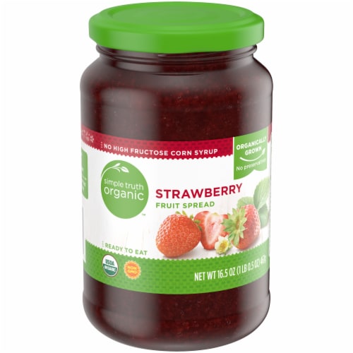 Simple Truth Organic™ Strawberry Fruit Spread Perspective: back