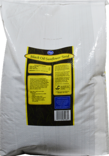 Kroger® Black Oil Sunflower Bird Seed 20 lb Perspective: back