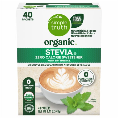 Simple Truth Organic® Stevia Zero Calorie Sweetener Perspective: back