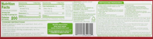 Simple Truth Organic™ Fettuccine Pasta Perspective: back