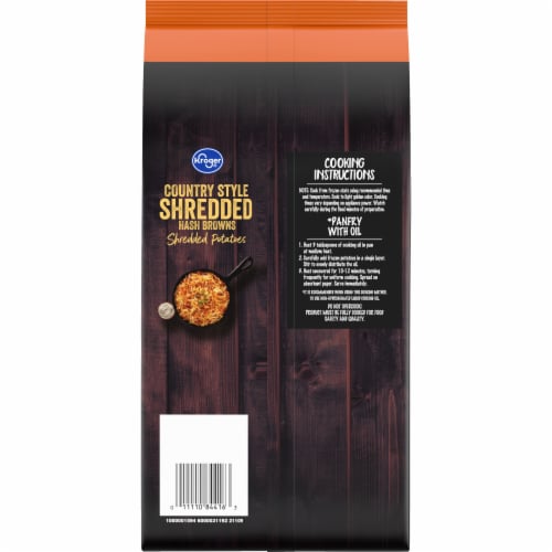 Kroger® Country Style Hash Browns Perspective: back