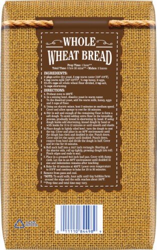 Kroger® Traditional Whole Wheat Flour Perspective: back