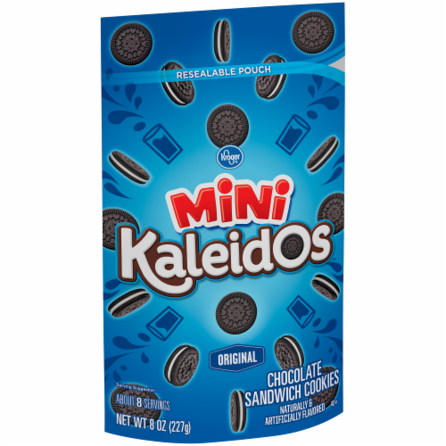 Kroger® Mini Kaleidos Original Chocolate Sandwich Cookies Perspective: back