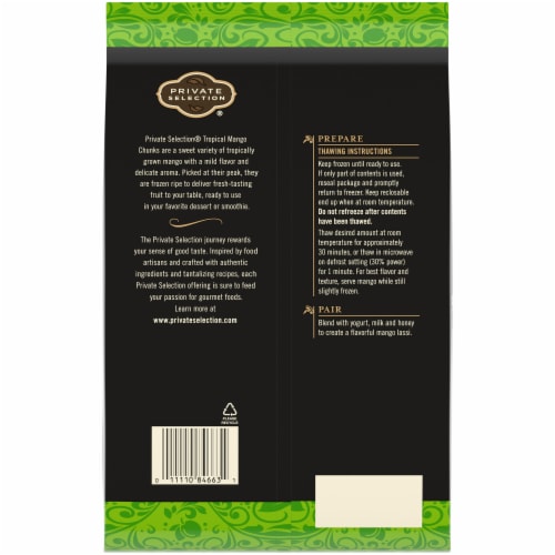 Private Selection® Tropical Mango Chunks Perspective: back