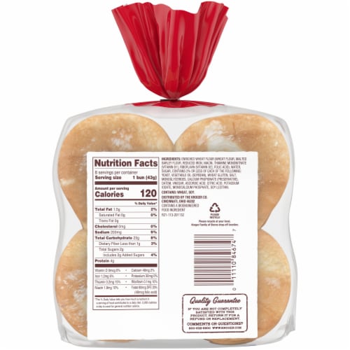 Good to Dough™ Hamburger Buns Perspective: back