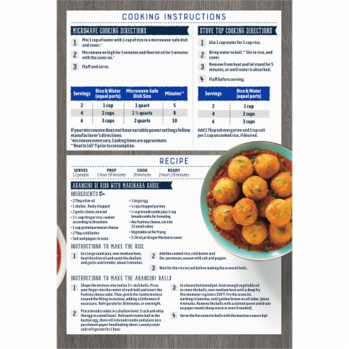 Kroger® Instant Microwaveable White Rice Perspective: back