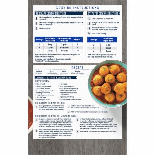 Kroger® Instant Microwaveable White Rice Perspective: back