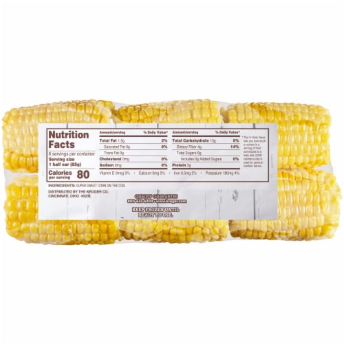 Kroger® Traditional Favorites Frozen Corn on the Cob Tots Super Sweet Perspective: back
