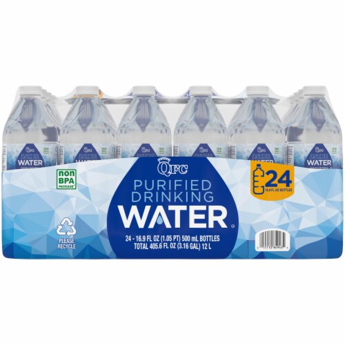 Kroger® Purified Drinking Bottled Water, 12 bottles / 16.9 fl oz - Kroger