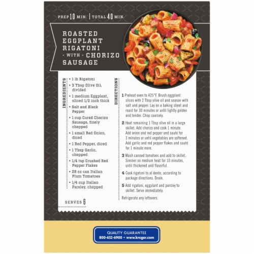 Kroger® Rigatoni Pasta Perspective: back