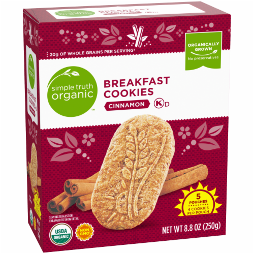 Simple Truth Organic™ Cinnamon Breakfast Cookies Perspective: back