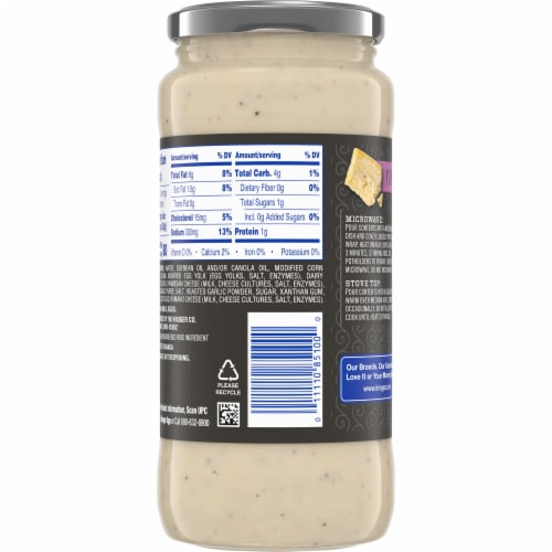 Kroger® Roasted Garlic Alfredo Sauce Perspective: back