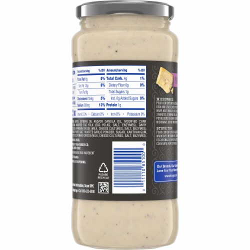 Kroger® Roasted Garlic Alfredo Sauce Perspective: back
