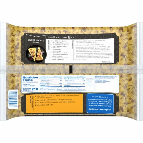 Kroger® Wide Egg Noodles Perspective: back