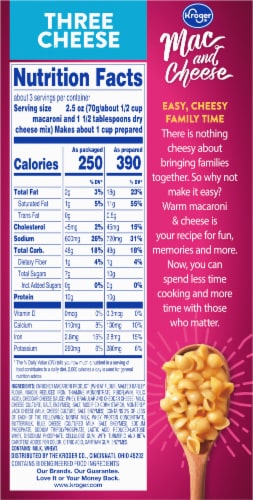 Kroger® Three Cheese Macaroni & Cheese Perspective: back