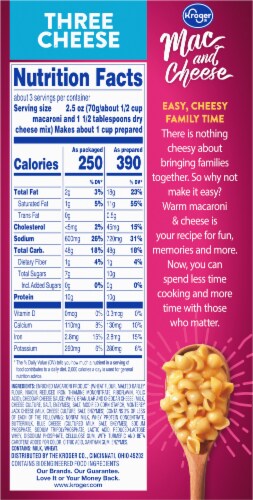 Kroger® Three Cheese Macaroni & Cheese Perspective: back