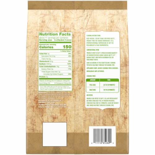 Simple Truth® Potato Puffs Perspective: back