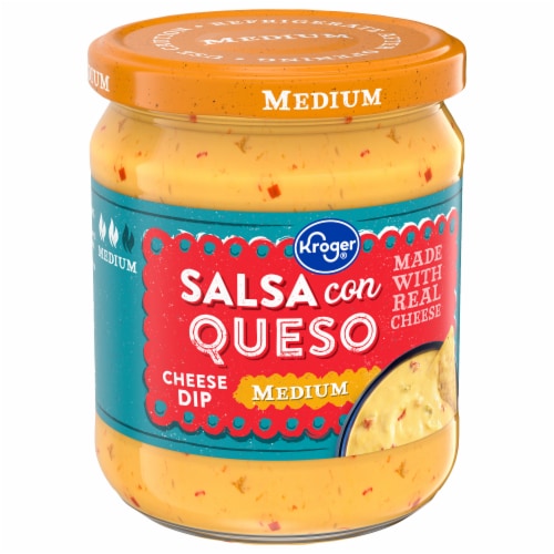 Kroger® Medium Salsa Con Queso Cheese Dip Perspective: back