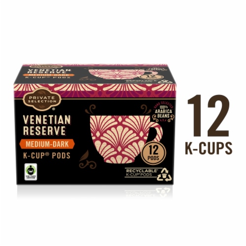 Private Selection® Venetian Reserve Medium-Dark Roast K-Cup® Coffee Pods Perspective: back