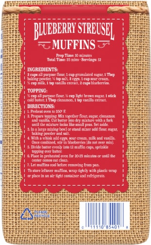 Kroger® All Purpose Bleached Enriched Flour Perspective: back