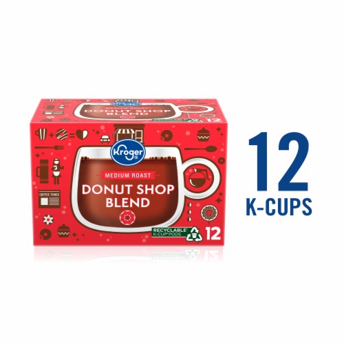 Kroger® Donut Shop Blend Medium Roast Coffee Pods Perspective: back
